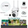 5Pcs 5MP WiFi Camera 2.4G Security Surveillance PTZ IR Night Vision Motion Detection Home Security Camera with 2 Antennas for Child