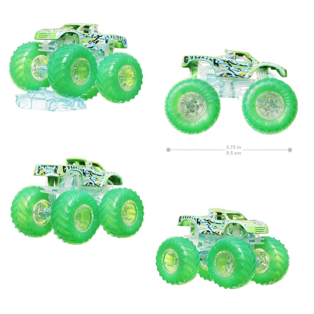 Hot Wheels Monster Truck Power Smashers Assortment Box of 6 Toy Miniature Ages (6 cars) - Vehicles, Cars, 3+, Multi-color, 986B-HYJ19