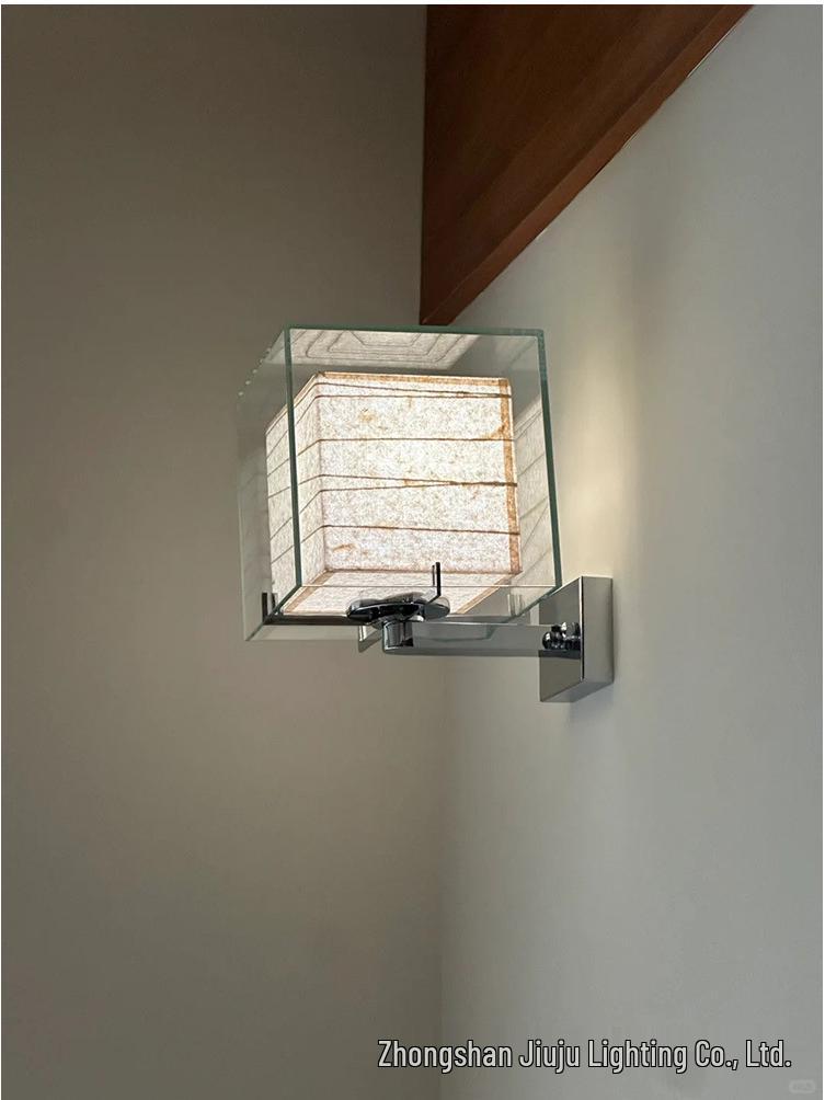 Зарядная настольная лампа в японском стиле Ji Yutang для спальни, кафе или ресторана