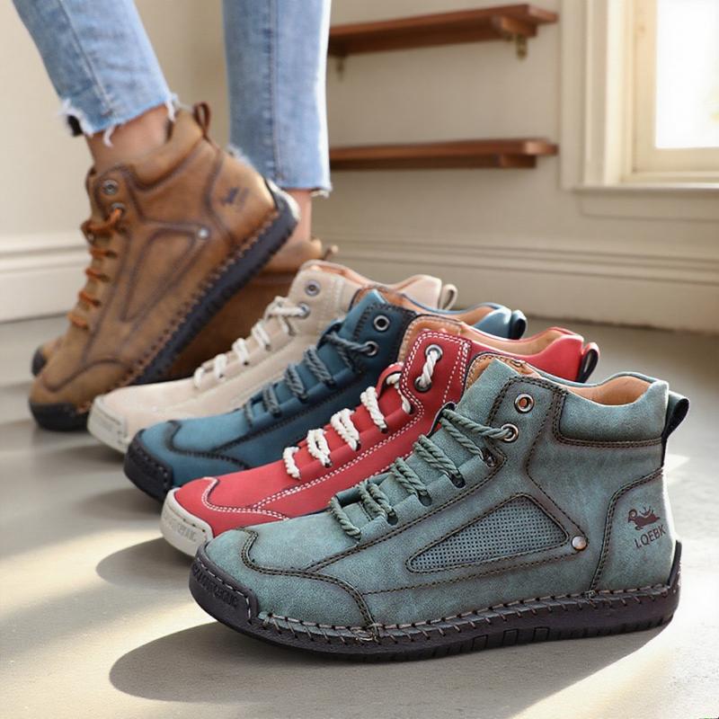 Новая женская обувь из натуральной кожи ручной работы, повседневные слипоны-лоферы, дышащая кожаная обувь, балетки, модные мокасины, обувь на инструментальной подошве, большой размер