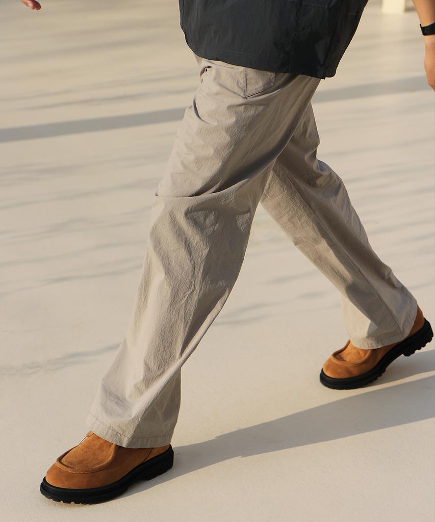 Like Some More Leuche 002 Derby Shoes [Camel]