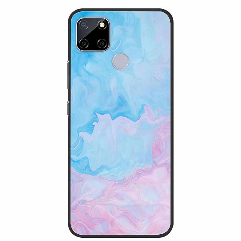 Чехол для Realme C25 Мраморный Силиконовый ТПУ Мягкий Чехол для Телефона Для OPPO Realme C25S C25 S Funda Ударопрочный Coque RMX3191 Capa