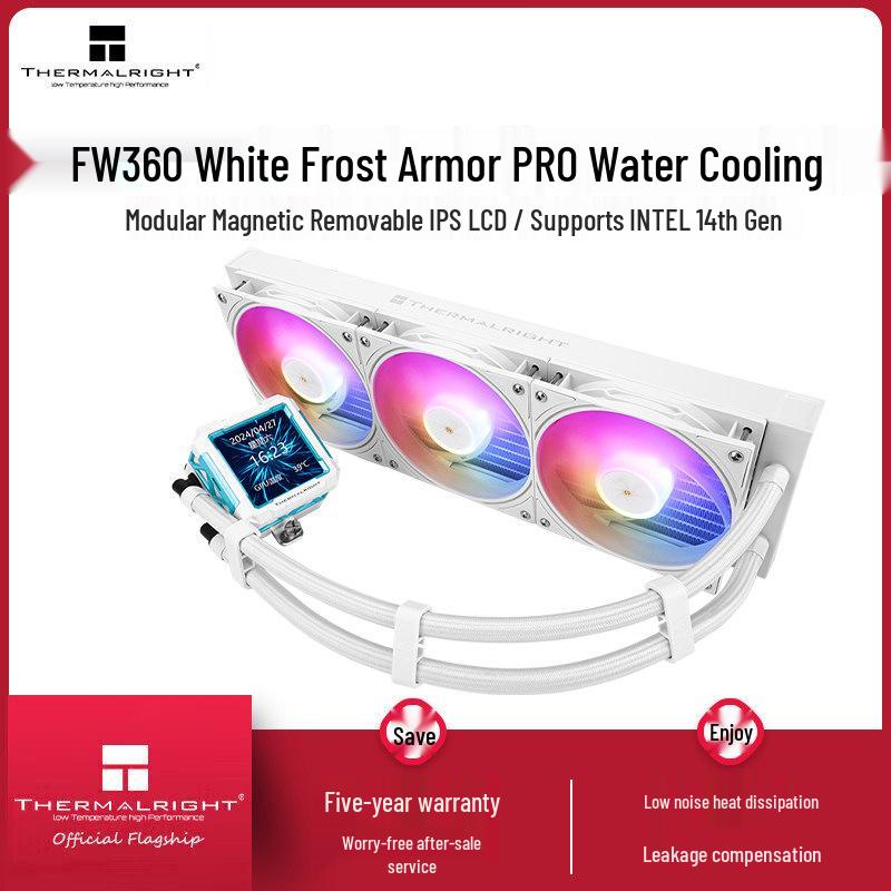 Thermalright FW360 Ice Armor PRO 2.73" IPS LCD White ARGB Water Cooling Radiator