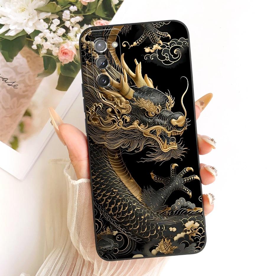 Чехол для Samsung Galaxy S20 S20+ Крутой Чехол с Рисунком Совы и Дракона Мягкий ТПУ Чехлы для Телефона Для Samsung S20 Plus S 20 GalaxyS20 + Fundas