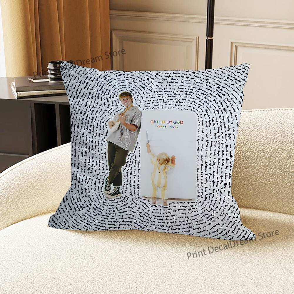 Singer Forrest FFrank Cushion For Bedroom Car Coffee Shop Room and Living Room Sofa Decorative Pillow Cover Case