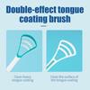 Двусторонний скребок для чистки языка от Y-Kelin, освежающий дыхание, с нескользящей ручкой (Пакет из 3 цветов)