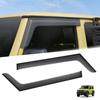 AMWMORV New Jimny JB64 Side and Door Set of Compatible with Jimny Sierra and JB74 Window Rain and Sun Exterior Parts Visors, 2, Series, Visors,