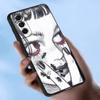 Чехол для Samsung Galaxy с изображением японского хоррор-манга Чехол S25 S23 S22 S21 S30 S20 S10 Ultra Plus FE Мягкий чехол из ТПУ