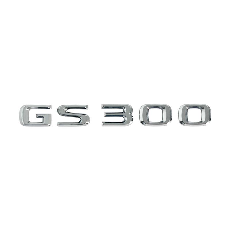 1 шт. 3D ABS Черный/Серебристый Буква GS300 GS350 GS430 GS460 Логотип Наклейка на автомобиль Декор Кузов автомобиля Задняя дверь