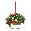 Garland Acrylic Christmas Pendant 2D Hanging Accessories Cartoon Hanging Basket Hanging  Gift
