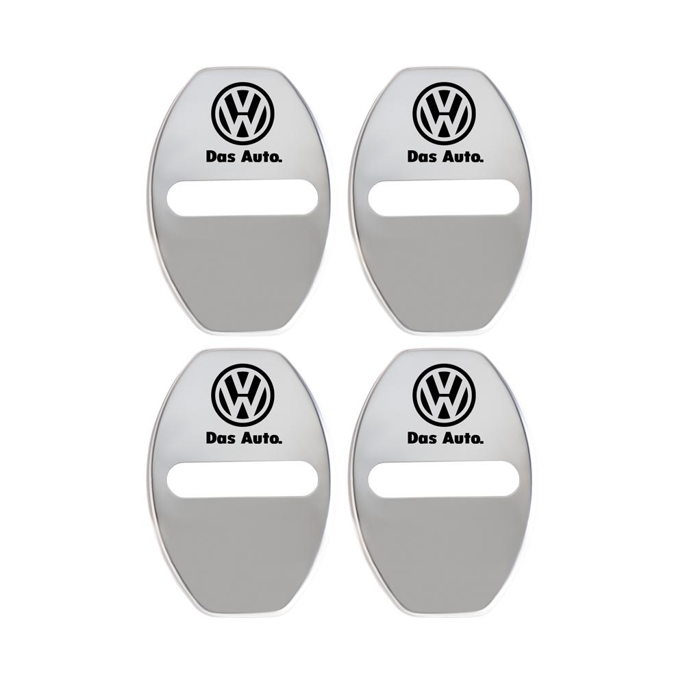 Car Door Lock Protective Cover Stickers For Volkswagen VW Scirocco Beetle Touareg Tiguan CC T-ROC Golf 4 5 6 7 T4 Sharan Passat