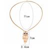 Bohemia Gift Owl Necklace Healing Pendant Necklace for Women Men Jewelry Spirit Energy Lucky