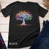 Colorful Life Is Really Good Vintage Unique Tree Art Gift Unisex T-shirt