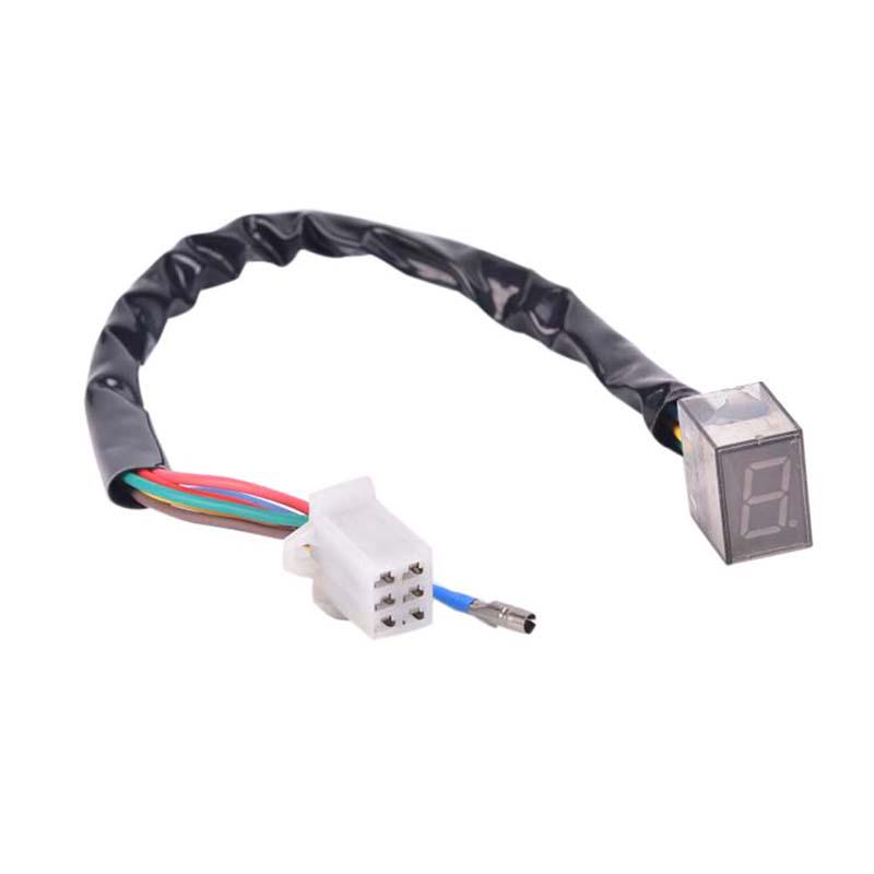 Универсальный 1 шт., 5 передач, мотоцикл, светодиодный цифровой индикатор шестерни, дисплей мотоцикла, рычаг переключения передач, датчик