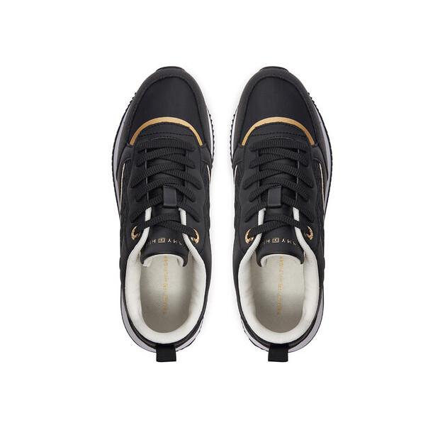 Tommy Hilfiger Monogram Runner FW0FW08248 Black Sneakers