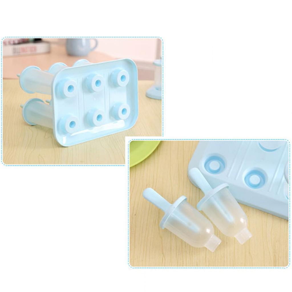 6PC/1 Set Circular With Lid Ice Tray DIY Ice