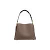 New COACH Willow Cow Split Leather Portable Crossbody Bag Shoulder Bag Women's Brown/Black C2590-B4CBD