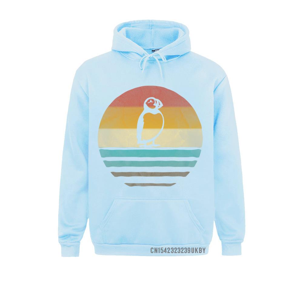Толстовки с капюшоном в стиле ретро, ​​винтажные толстовки унисекс с закатом, тупиком, птицей, морской птицей, милые, забавные, премиум-класса, толстовки унисекс с длинными рукавами, обычный райф