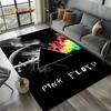 3D Розовый Ковер с Логотипом Рок-группы Pink Floyd для Дома, Гостиной, Спальни, Дивана, Прихожей, Декор, Коврик для Игровой Зоны Детей, Нескользящий Коврик