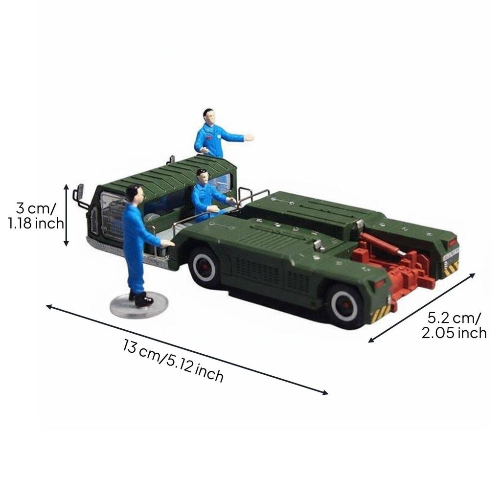 Diecast Aircraft Pushback Tractor Souvenir Gift for Desk Decoration