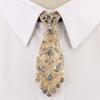 Style  Wedding Tie Men Ties Formal Business Ties Women Necktie Metal Rhinestone Necktie