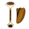 Natural Tiger Eye Jade Roller Guasha Beautiful Massager Facial Scraping Tools Neck Face Massage Anti Wrinkle Relax SPA Stone