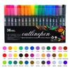 Marker Pen for Smooth Flow Glitter Gel Pen For Drawing Writing On Multiple Surfaces Fade Resistant Art Tools
