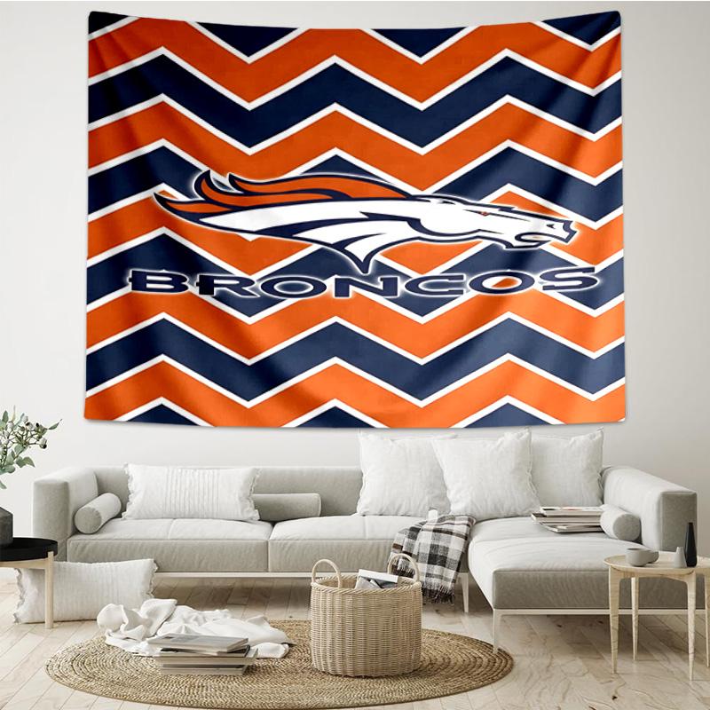 Denver Broncos Tapestry Hanging for Bedroom,Livingroom, Playroom,Decor Art Room Wall Tapestry Holiday and Birthday Gifts