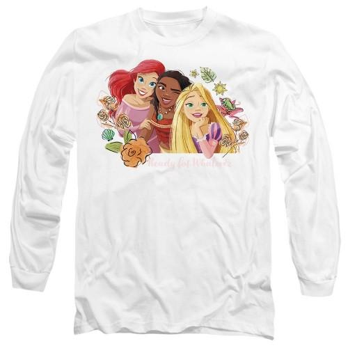 Disney Princess Unisex Adult Ready For Whatever Ariel Moana Rapunzel T-Shirt