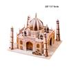 3D Cardboard Puzzle Famous Architecture Buildings Assembling Model Children's Handmade DIY Puzzle Toys