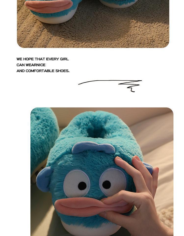 Уютные пушистые хлопковые тапочки: Нескользящий, теплый бархат, для пар - идеально подходит для осени/зимы