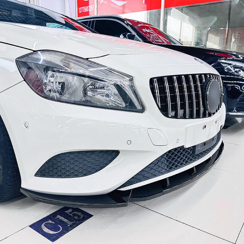 Передний сплиттер-губа для бампера Mercedes-Benz C-Class, стандартный, боди-кит