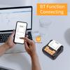 Portable BT Label Maker Wireless 80mm Thermal Receipt Printer BT Connection Use with APP Compatible