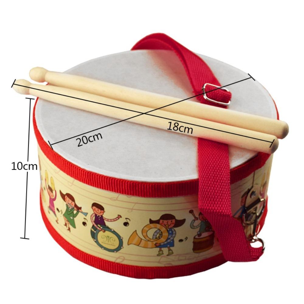 Fun Hand Drum Beat Percussion Instrument Drum Wood Children Toys Musical Instrument