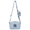 MLB Сумка из коллекции Monogram, полиэстер, комбинированная, сумка для камеры, сумка через плечо, сумка на плечо, унисекс, цвет «Дымчато-синий белый», повседневная