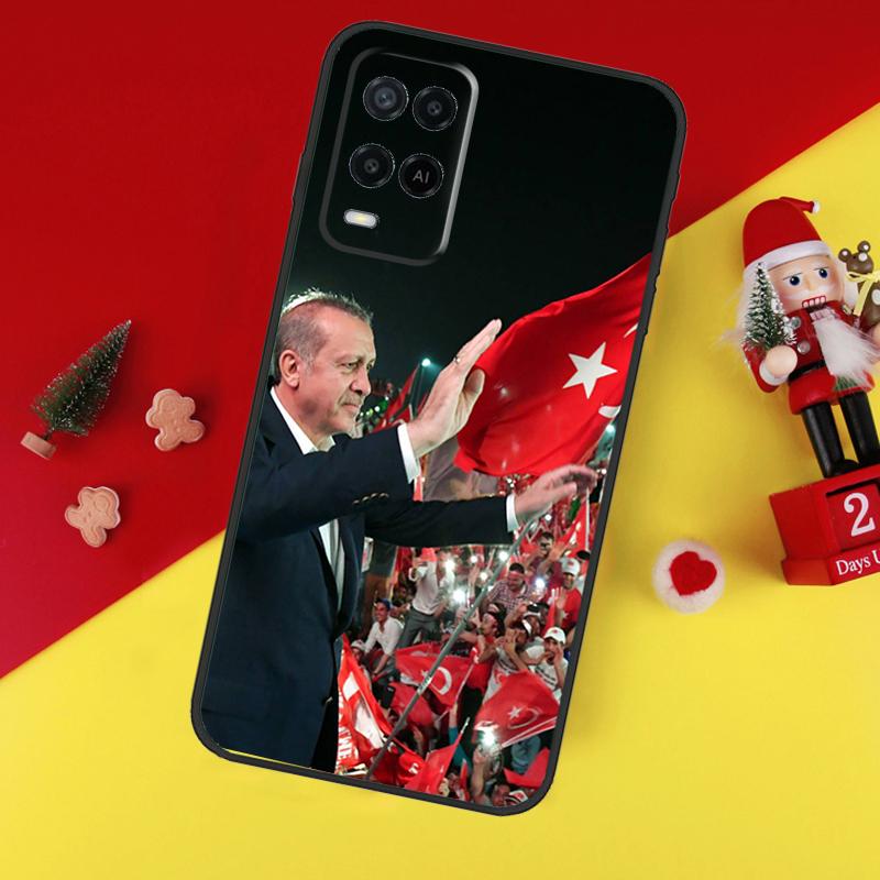 President Turkey Recep Tayyip Case For Oppo A38 A18 A58 A78 A98 A74 A94 A54 A80 A60 A40 A96 A76 A16 A15 A17 A57 A5 A6 Pro