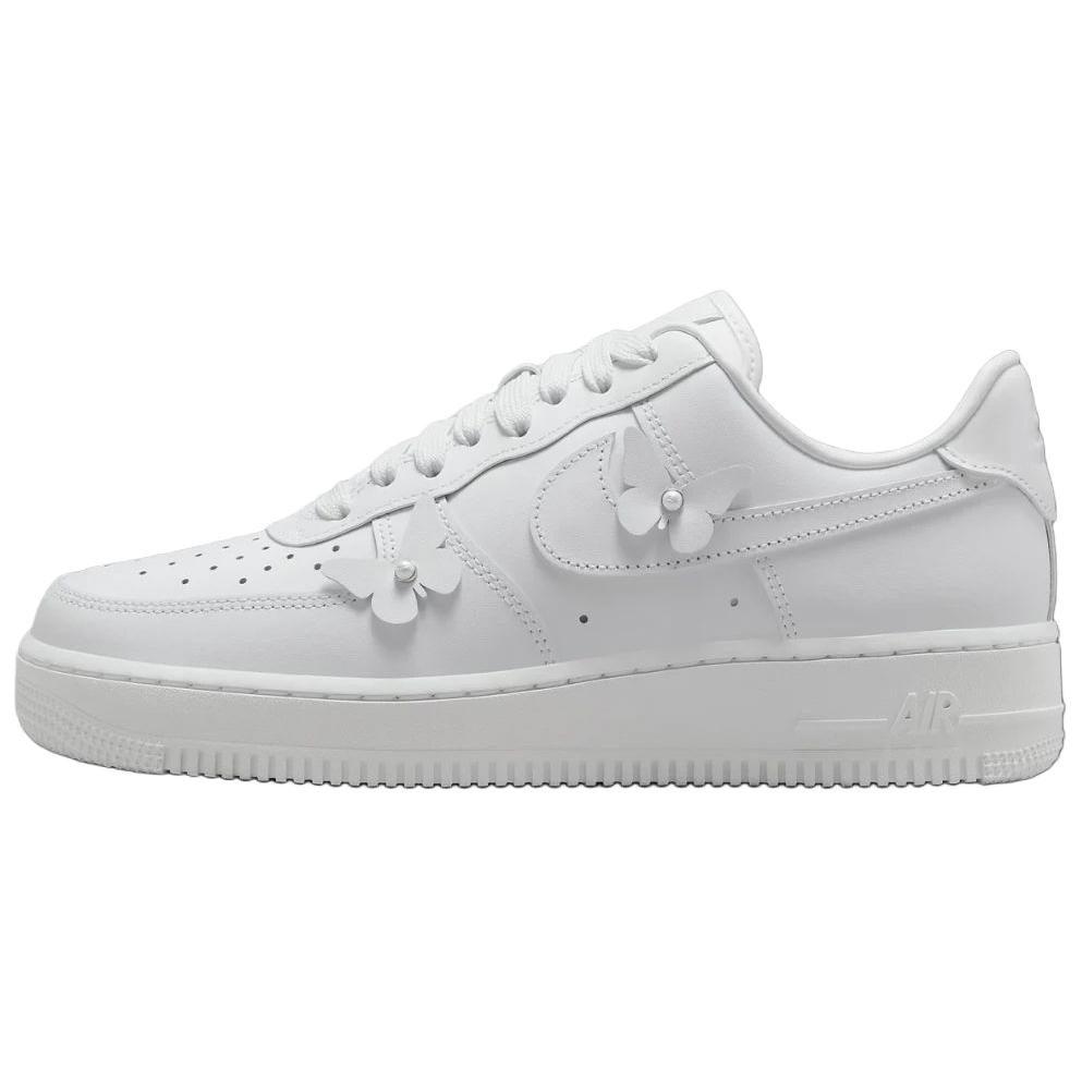 Nike Air Force 1 Нескользящие Износостойкие Низкие Скейтбордические Кроссовки Женские Белые IH4480-100