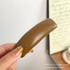 Новые модные тканевые заколки для волос в клетку сбоку женские корейские кофейные цвета геометрические заколки BB заколки для волос заколка для девочек детские аксессуары для волос