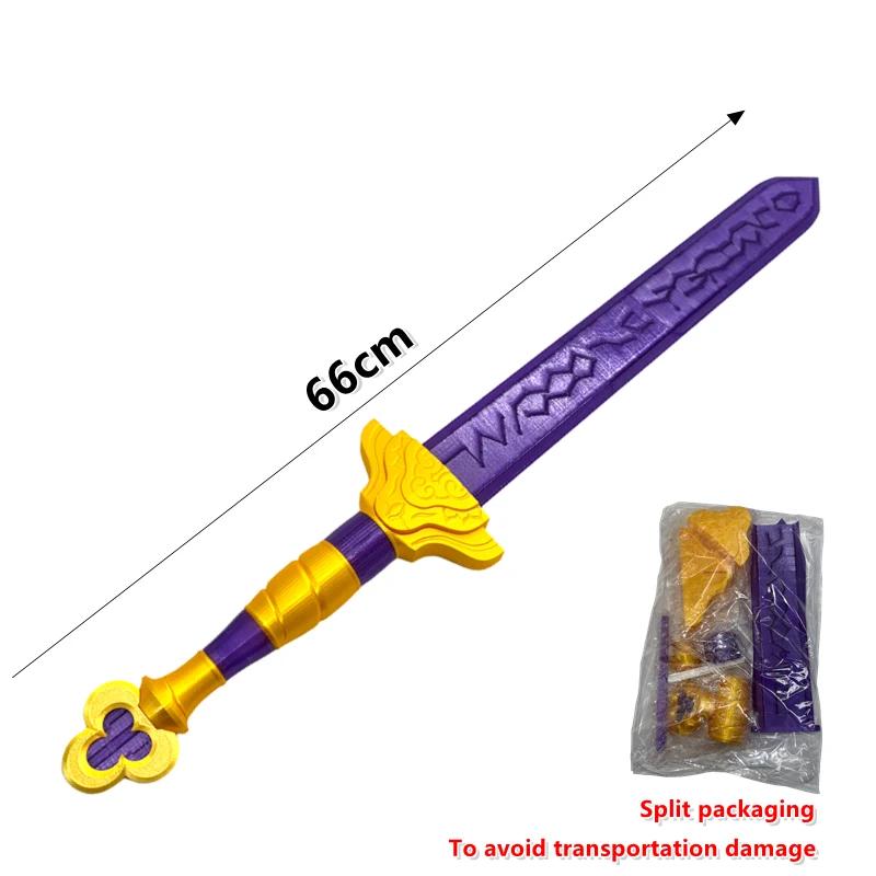 K-pop Охотники на демонов Руми Косплей Подсветка Меч Оружие Ролевые реквизиты для Идола Женской группы Хэллоуин Карнавальный костюм Аксессуары