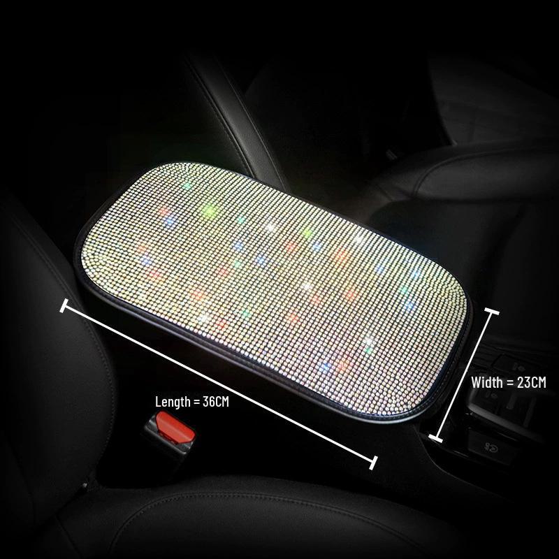 Универсальная утолщенная ромбовидная защитная накладка на подлокотник автомобиля