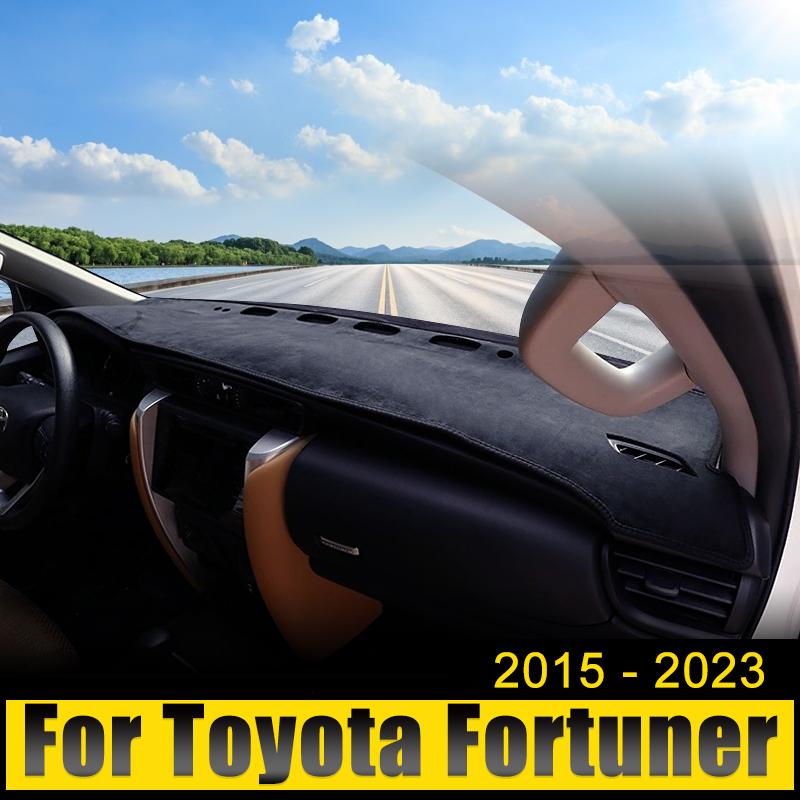 Для Toyota Fortuner AN150 AN160 2015-2017 2018 2019 2020 2021 2022 2023 крышка приборной панели автомобиля избегает попадания света коврик анти-УФ