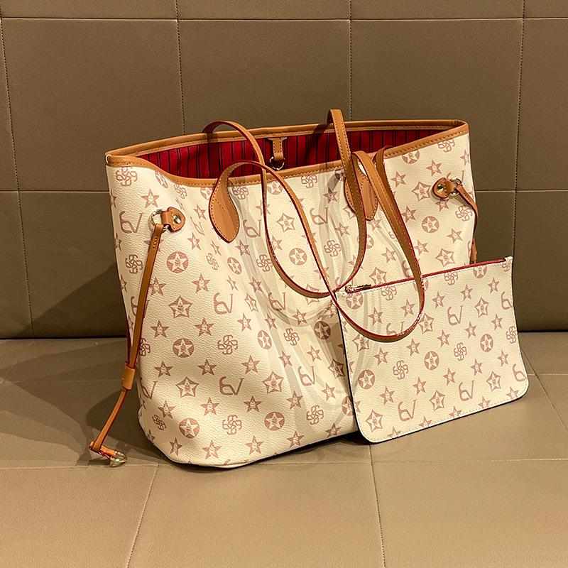 Модные вместительные сумки-тоут с текстурой, Новые сумки для покупок «мать и дитя» и женские наплечные сумки