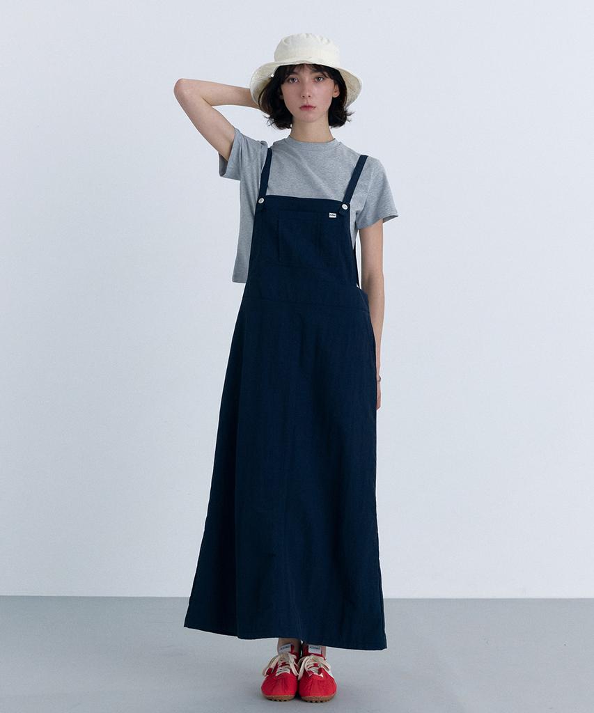 Cloet Utility Apron Dress + Navy