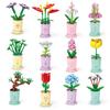 Zodiac Lucky Flower Building Block Toy for Children's Day Gift
