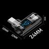 1 шт. 90-градусный USB-адаптер C для цифрового дисплея, адаптер типа C Pd 140 Вт, разъем USB-C «папа-мама»