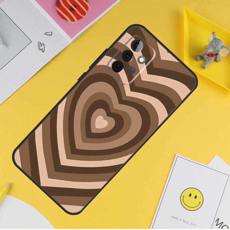 Красочный чехол Heart Circle Love для Samsung Galaxy A34 A35 A14 A15 A25 A53 A33 A13 A52 A32 A12 A51 A71 A54 A55