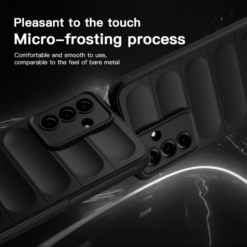 KEYSION Shockproof Matte Case for Samsung A56 5G A36 A26 A16 Soft Silicone Anti-skid Phone Back Cover for Galaxy A16 A26 A36 A56