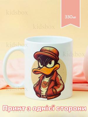 Кружка Дональд Дак качка с принтом керамическая чашка Duck 330 мл 