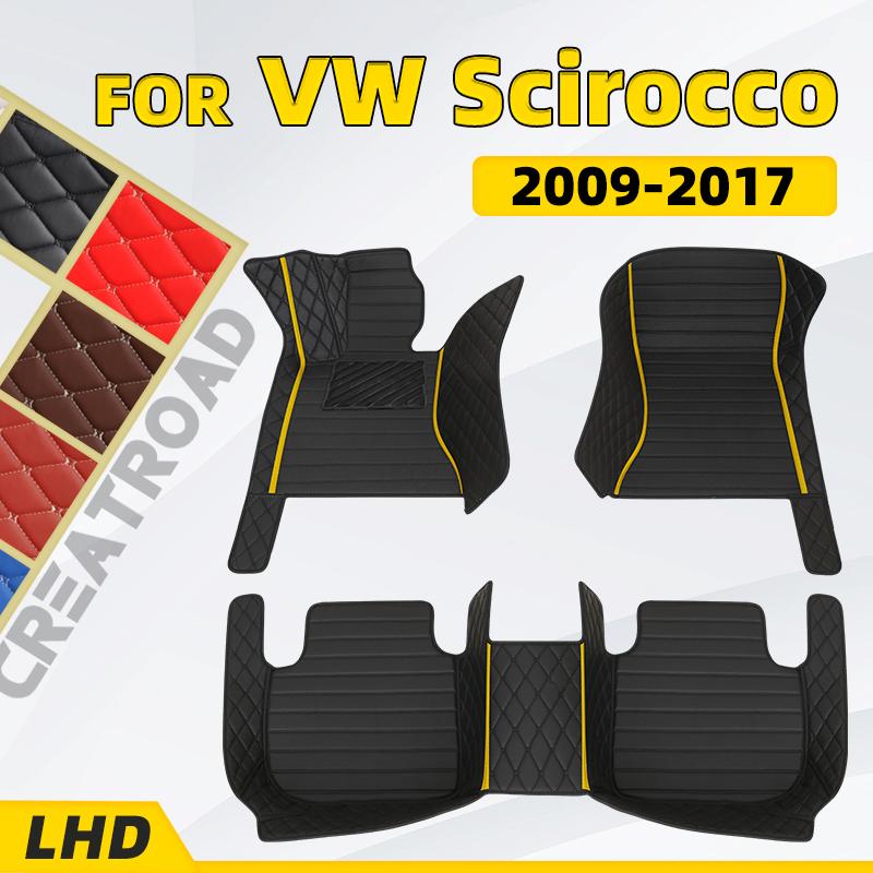 Автомобильные коврики для Volkswagen VW Scirocco 2009 2010 2011 2012 2013 2014 2015 2016 2017 ковровое покрытие аксессуары для интерьера