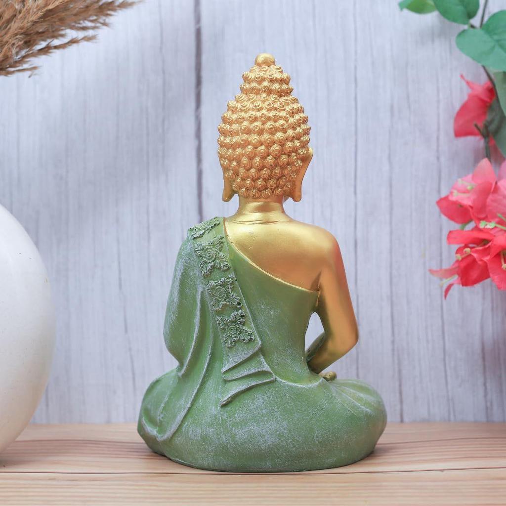 Полимраморная статуя медитирующего Будды/Будды/Гаутамы Будды, статуэтка лорда/идола/мурти, подарочные товары, экспонат для домашнего декора
